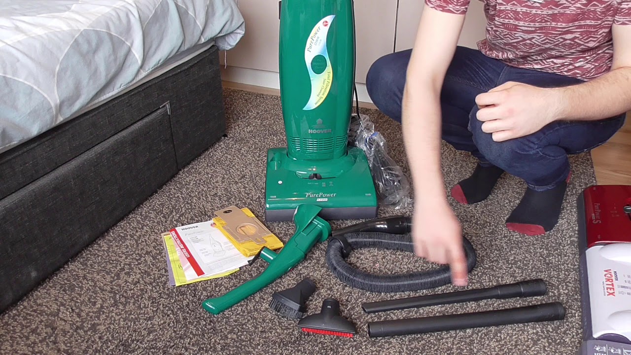 Brand New 1997 Hoover Purepower U3120 Upright Vacuum Cleaner - Unboxing & Brief Demo