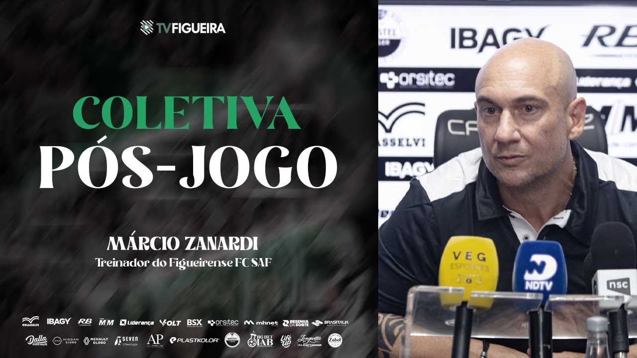Coletiva pós-jogo com o técnico Márcio Zanardi - 18 de março de 2025