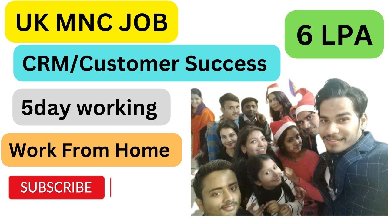 High Paying Customers Support Job in India, MNC Remote Job, UK Work From Home Job.