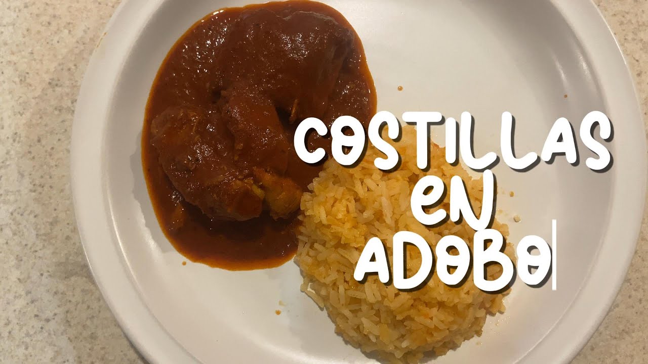 COSTILLAS EN ADOBO, Receta de la abuela