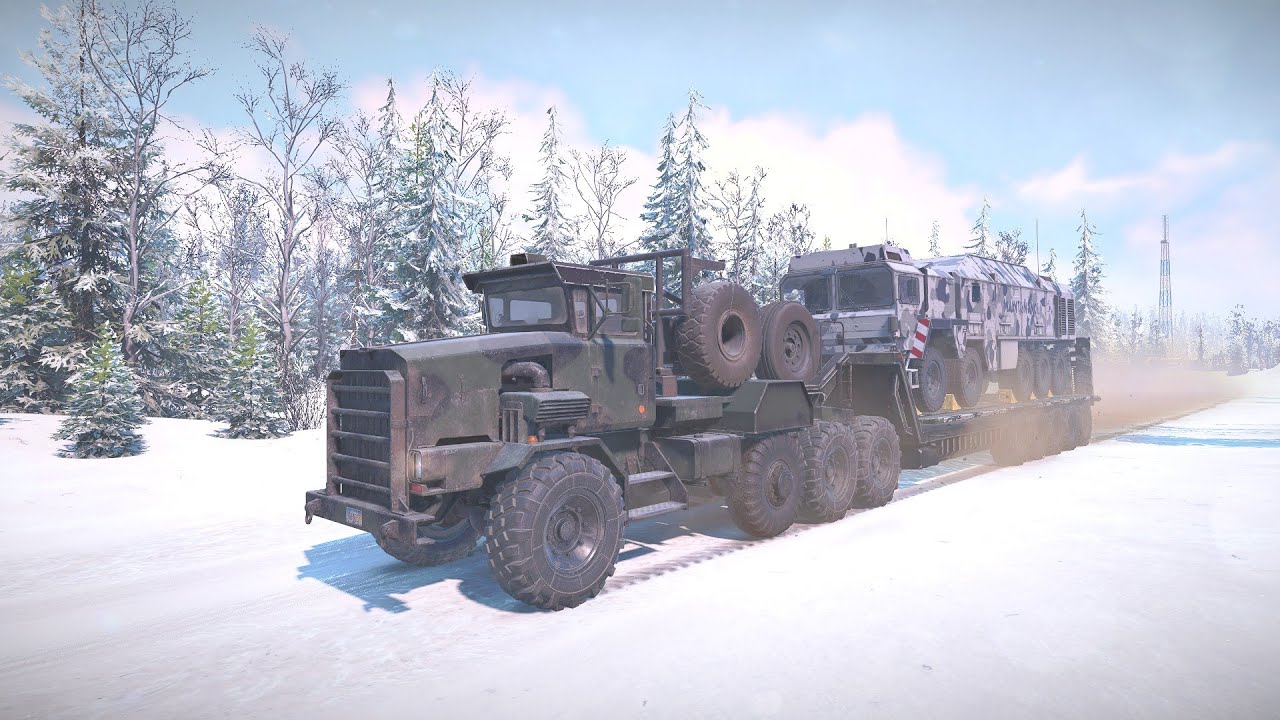 Transporting a monster Trucks With Z2 DL3194-ZZ Horizon | SnowRunner | EnhCrea #162