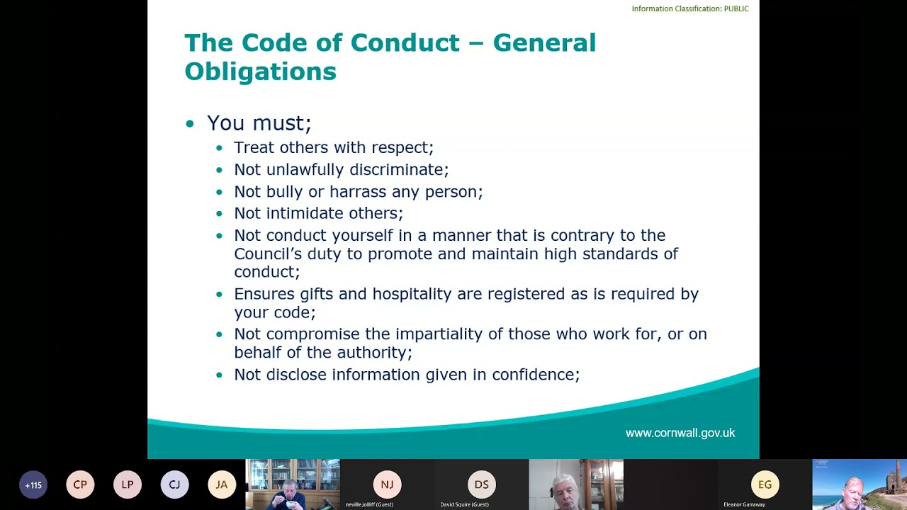 Code of Conduct Training