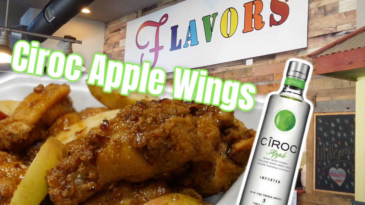 This place makes Ciroc Apple wings, crab empanadas, fried corn on the cob and more!