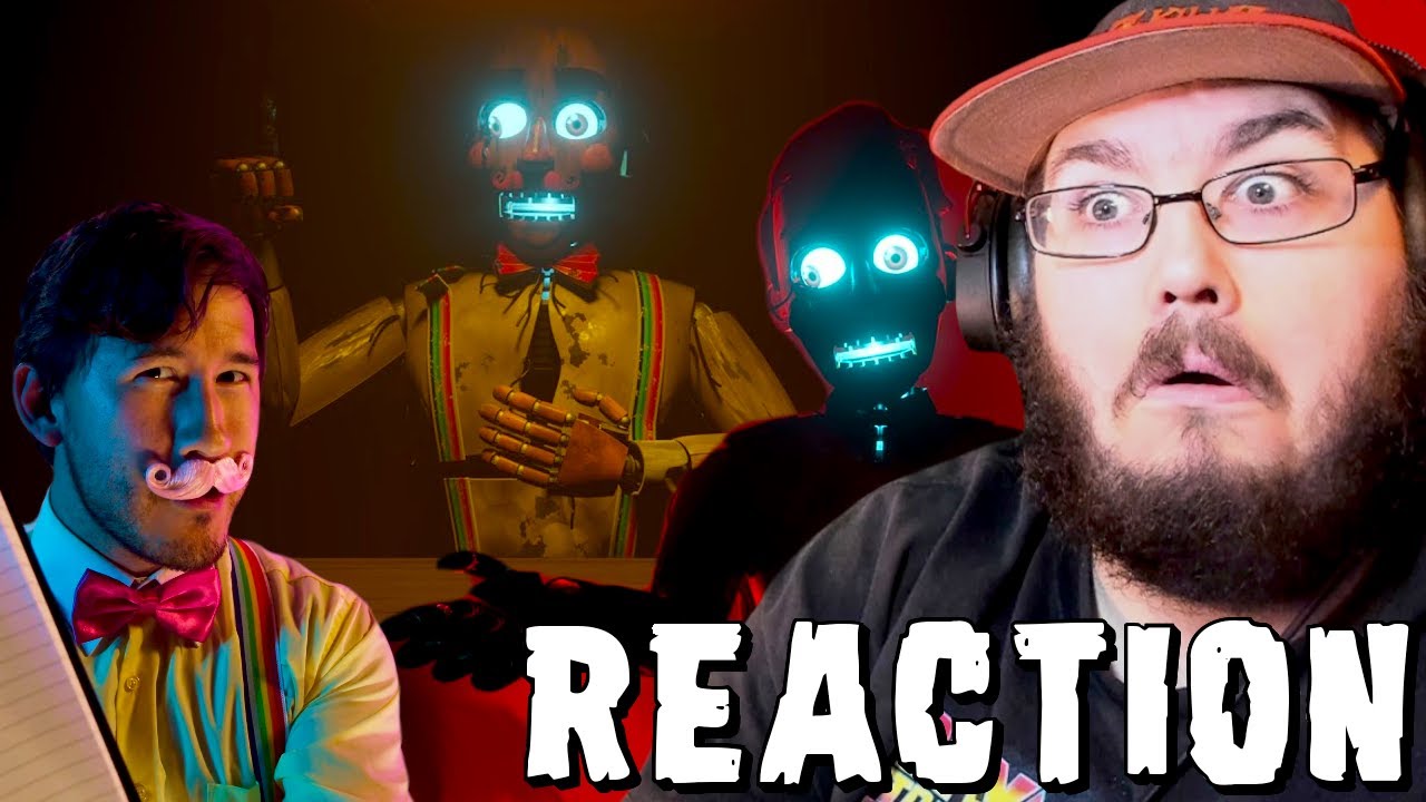 INTERVIEWED BY A MARKIPLIER ANIMATRONIC (THE WARFSTACHE AUTOMATED INTERVIEW) #FNAF REACTION!!!