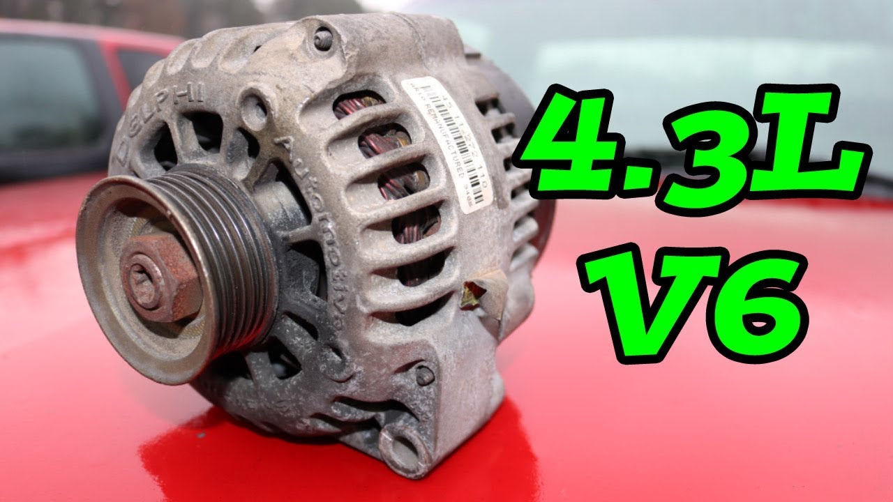 DIY How to Remove Replace ALTERNATOR 4.3L (1997-2006 Chevy Truck)