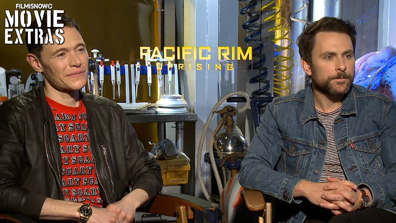 PACIFIC RIM UPRISING (2018) Burn Gorman & Charlie Day talk about their experience making the movie