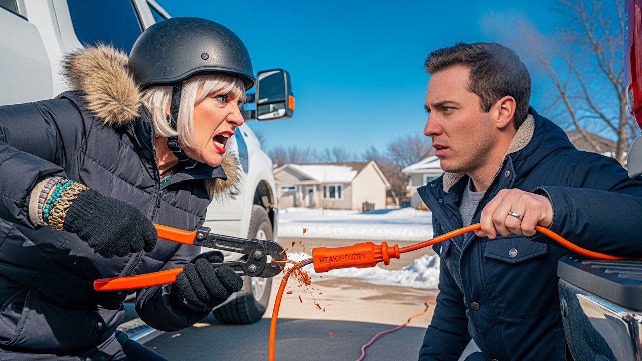 HOA Karen Cut My Block Heater Cord, Her Own Car Wouldn't Start Either And I Refused To Help
