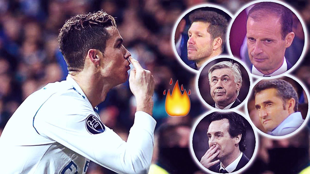 عندما يظن كبار مدربي العالم أن مدافعيهم قادرين على إيقاف 🔥 رونالدو 🔥