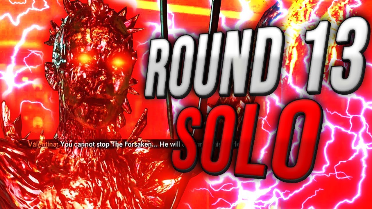 MAUER DER TOTEN SOLO EASTER EGG ON ROUND 13!! (Cold War Zombies)