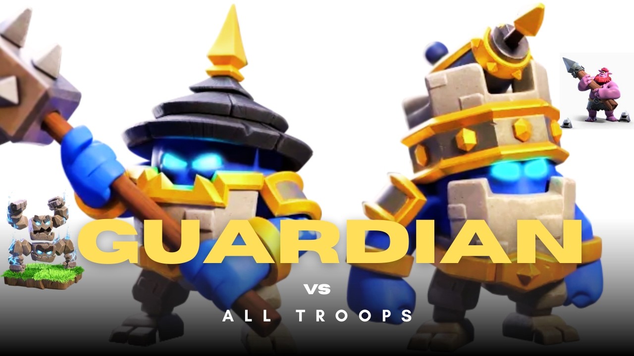 Guardian vs All Troops Test | Who Survives? 😱