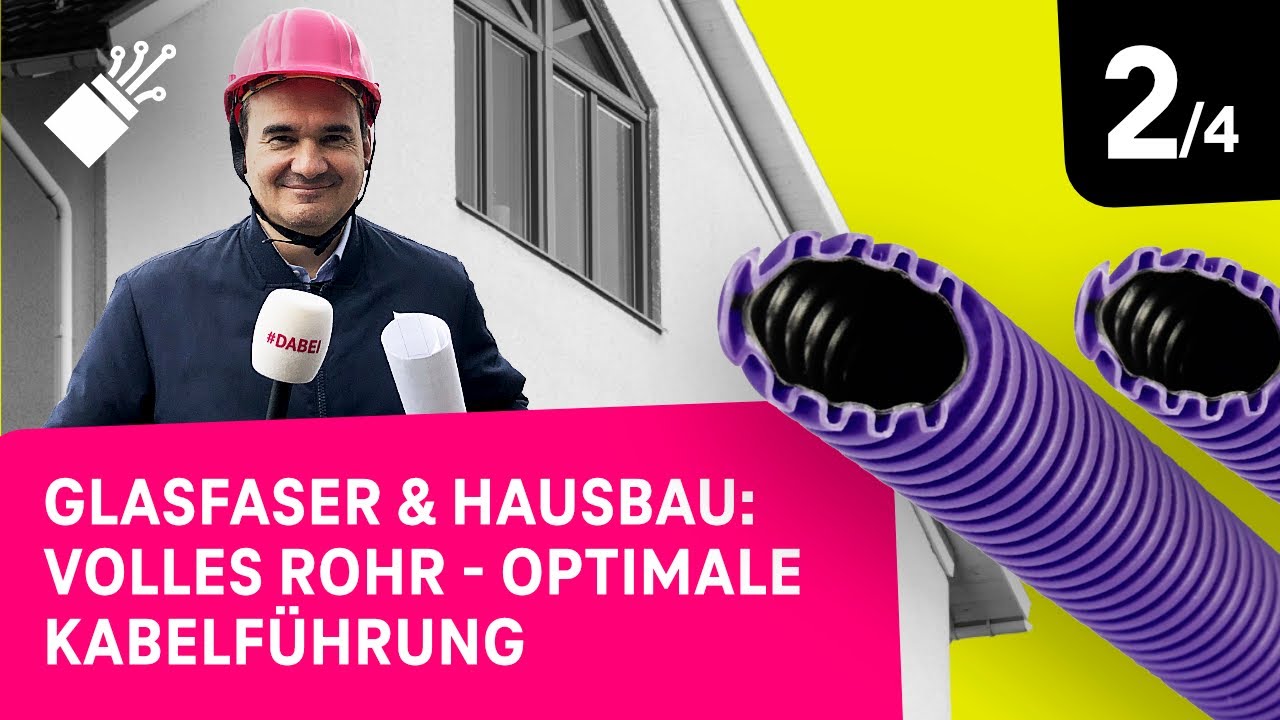 Glasfasertipps f&uuml;r den Hausbau: Volles Rohr &ndash; die optimale Kabelf&uuml;hrung (2/4)