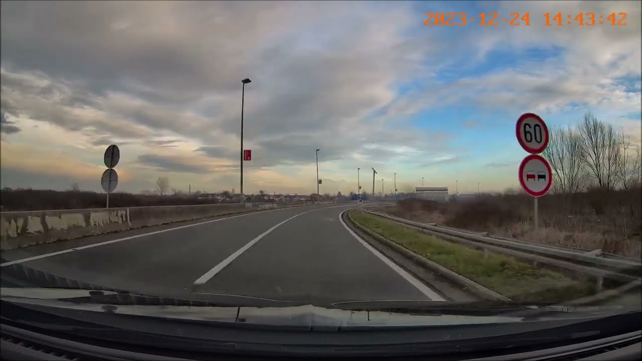 Vožnja: Zagreb (Arena centar)- Slavonski brod #hyperlapse #december #2023 #visitzagreb #visitcroatia