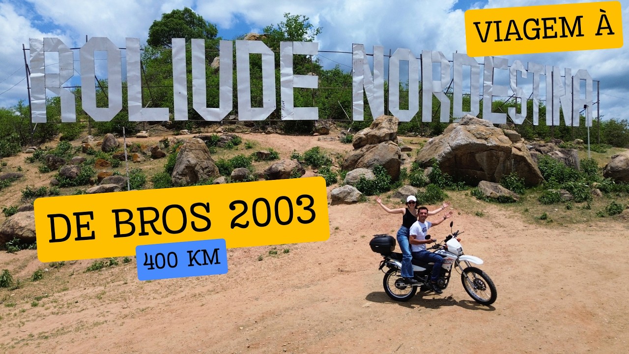 RODAMOS 400 KM DE BROS 150 2003 PARA CONHECER A ROLIÚDE NORDESTINA.
