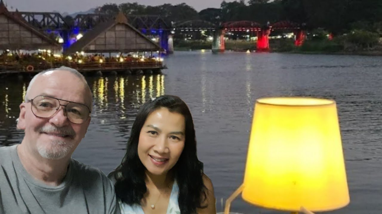 ล่องแพดินเนอร์ชมสะพานข้ามแม่น้ำแคววิวและบรรยากาศสวยงามมาก