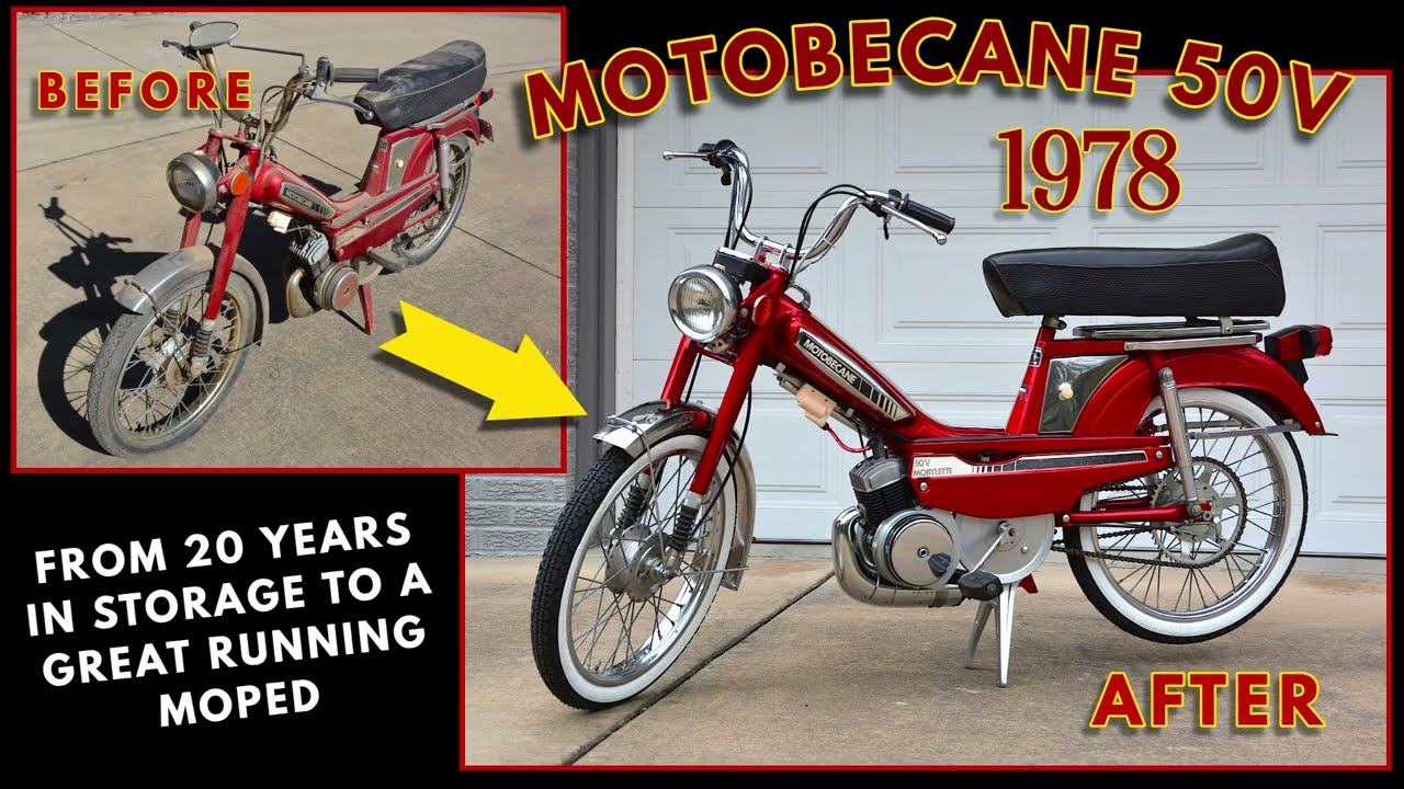 1978 Motobecane 50V Mobylette Restoration