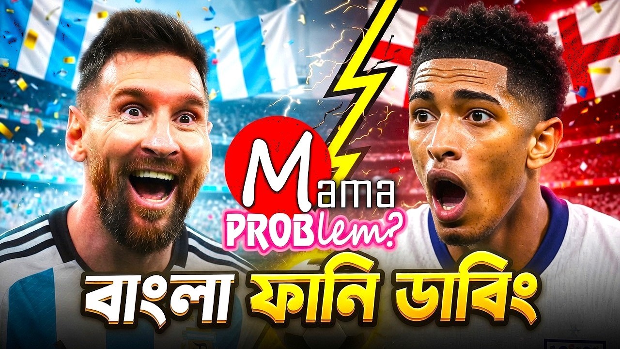 Argentina vs England | FIFA World Cup 2026&trade; | Bangla Funny Dubbing | Highlights | Mama Problem
