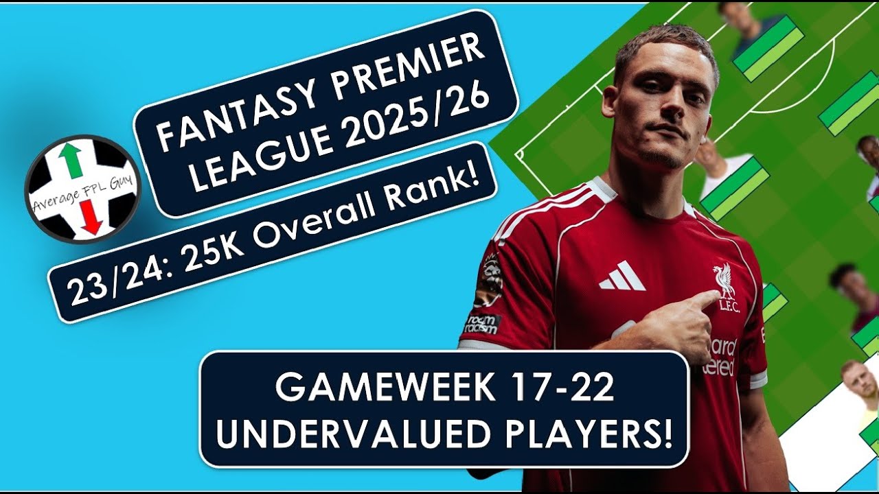 The Best Differential Undervalued Picks in FPL right now for Gameweeks 17-22! FPL 25/26