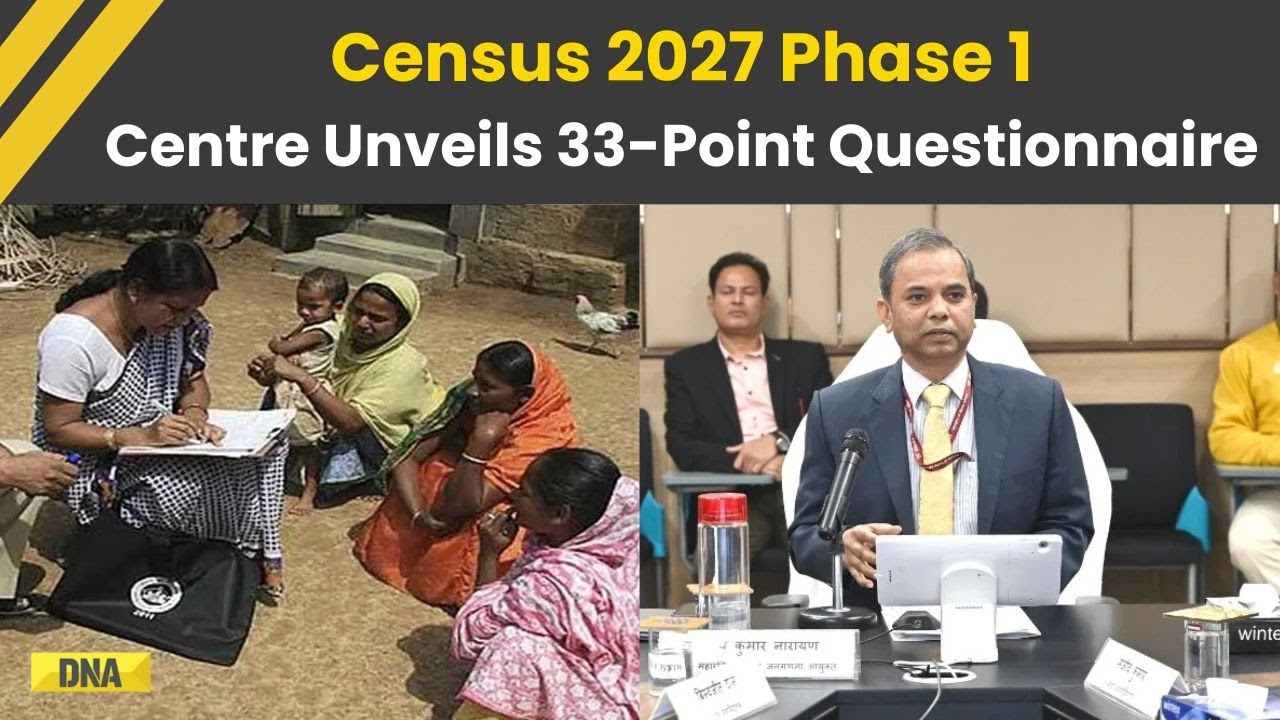 Census 2026: Centre Announces April Start For Census 2026-27 Phase 1, 33 Questions Finalised