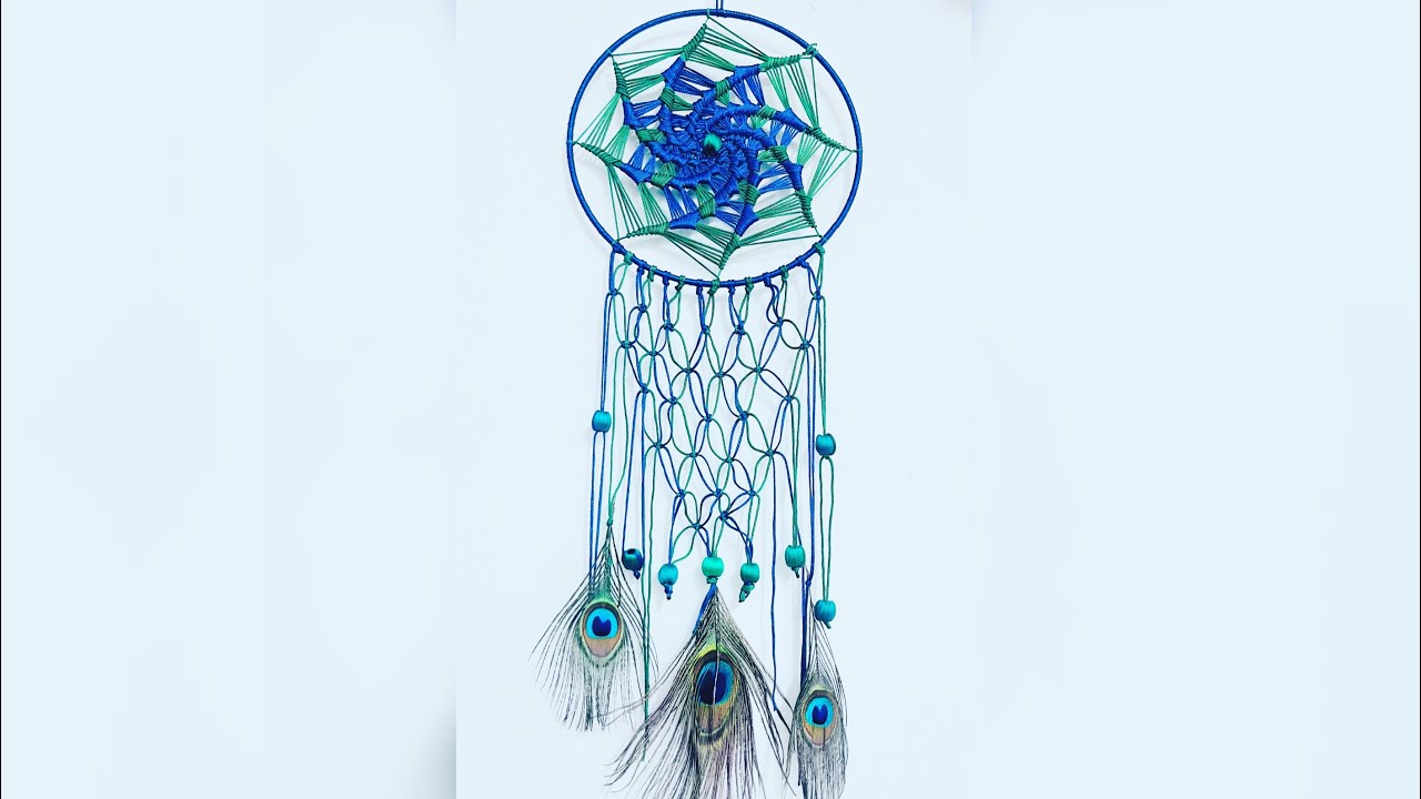 Peacock themed-Dreamcatcher 🦚 