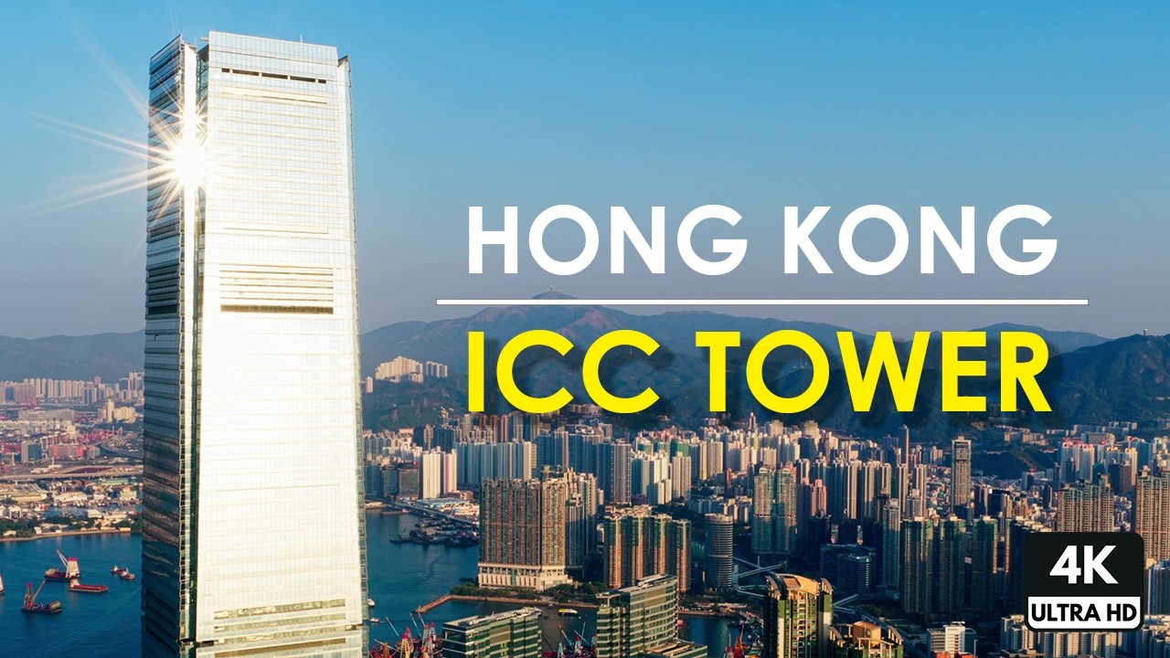 ICC Tower - Hong Kong Tallest - Cinematic Aerial 4k - 2026
