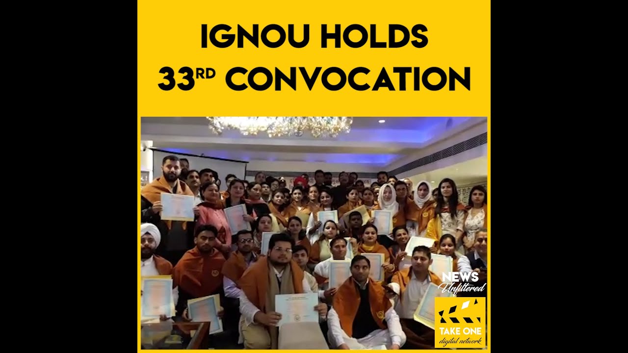 IGNOU holds 33rd Convocation