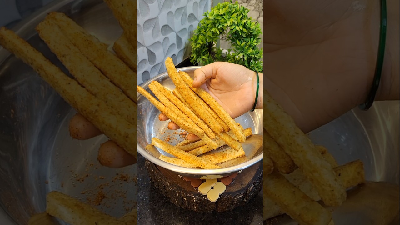 kya aapko pata hai ? aap bina aalo se bhi tasty aur super crispy banana fries bana sakte ho #shorts