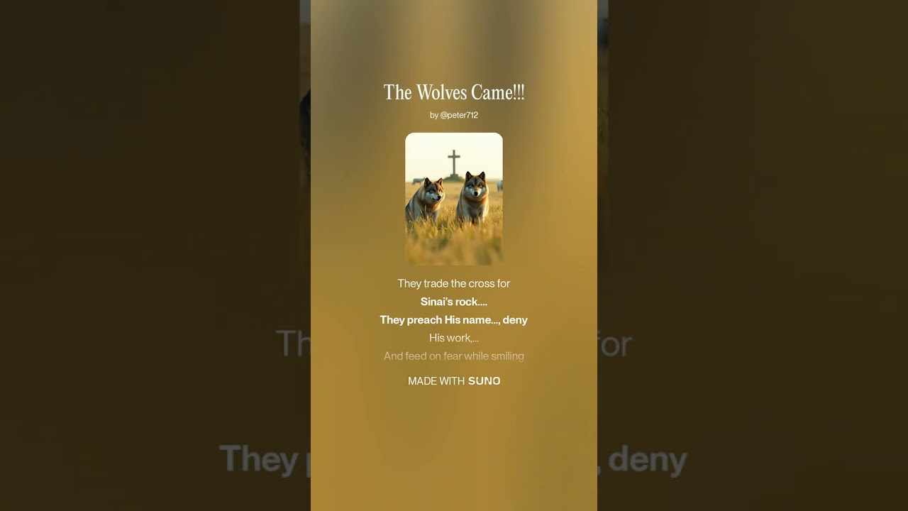 The Wolves Came!!!