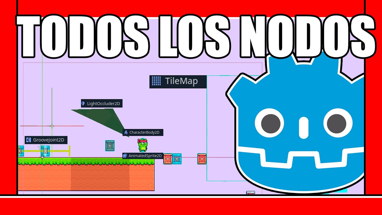 🔺TODOS los NODOS 2D de GODOT explicados en 11 minutos!