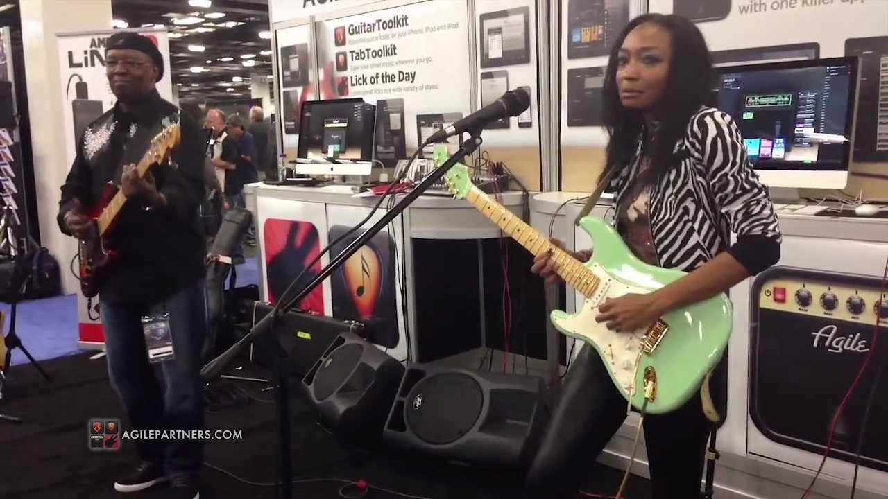 Malina Moye & George Moye with AmpKit at NAMM 2013 - Part 2
