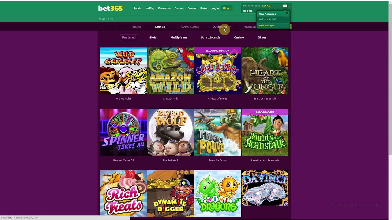 Bet365 Bingo &ndash; Play FREE Bingo and Enjoyable Slots