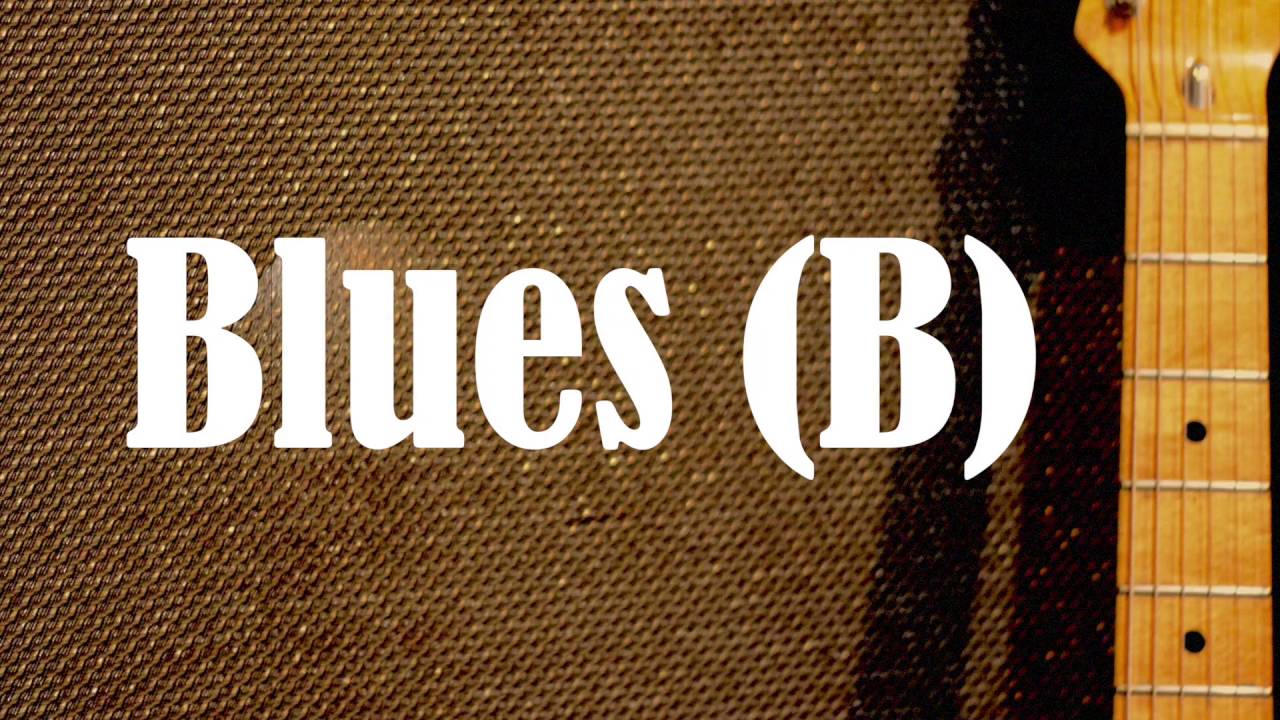 Chicago Blues Backing Track (B)