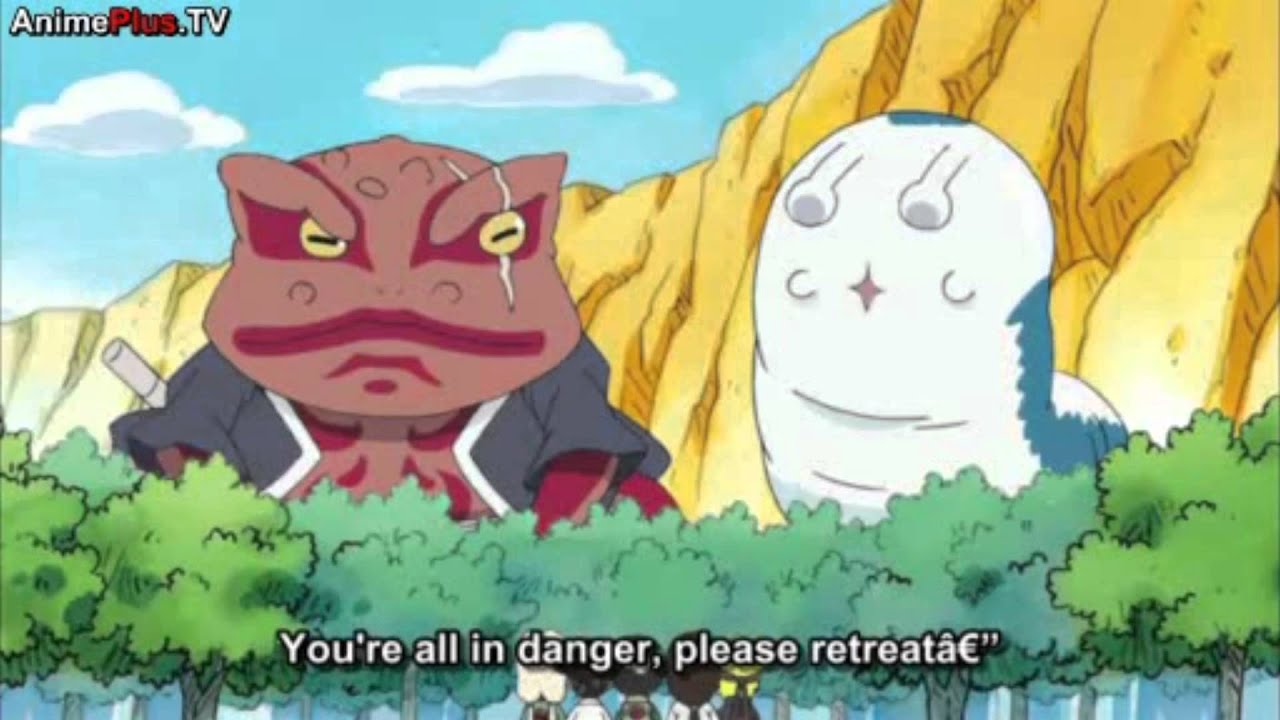 Naruto SD: Rock Lee no Seishun Full-Power Ninden - Gamabunta Eats Katsuyu