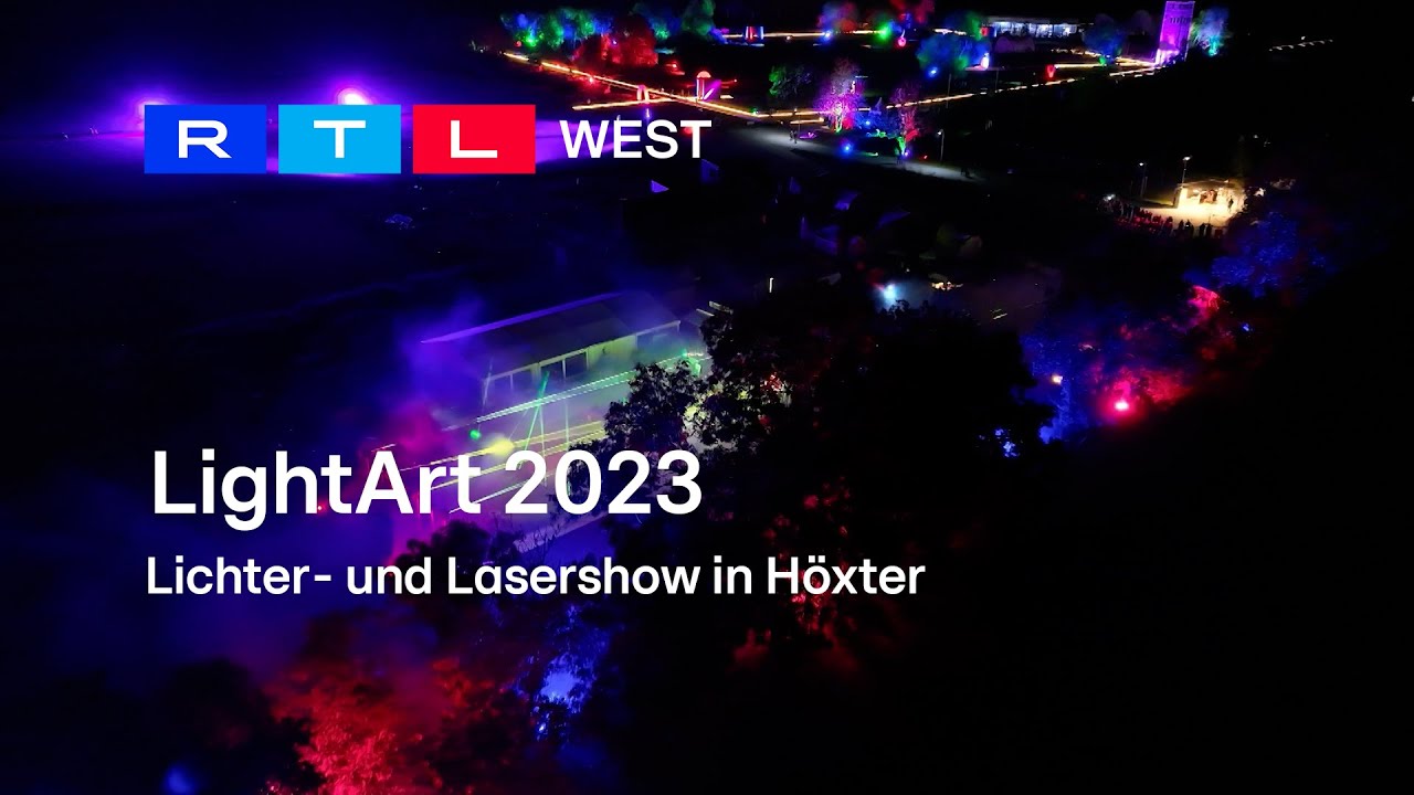 Light Art 2023: Lichter- und Lasershow in Höxter | RTL WEST, 06.10.2023