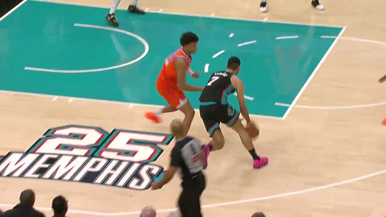 Santi Aldama vs Thunder (9 - 1 - 2026)
