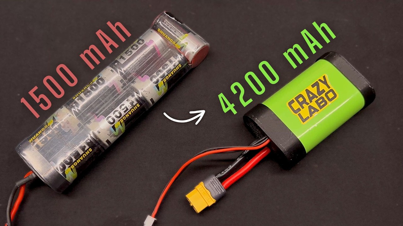 AIRSOFT - Ho costruito una BATTERIA migliore da solo!
