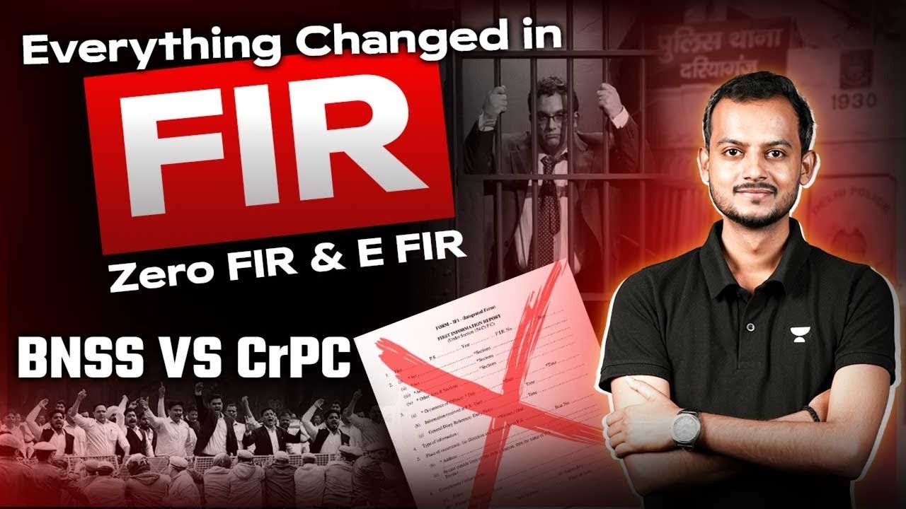 FIR Explained Under BNSS 2023 | Major Changes from CrPC | New Criminal Law of India | Pranjal Singh
