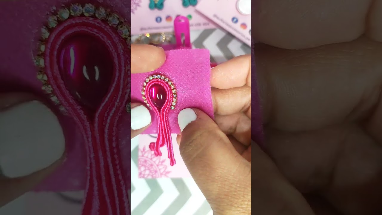 Mini Tutorial aretes de soutache