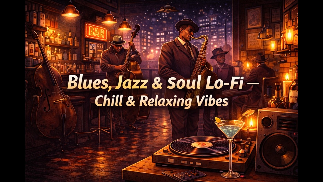 Blues, Jazz & Soul – LoFi Vibes para relaxar