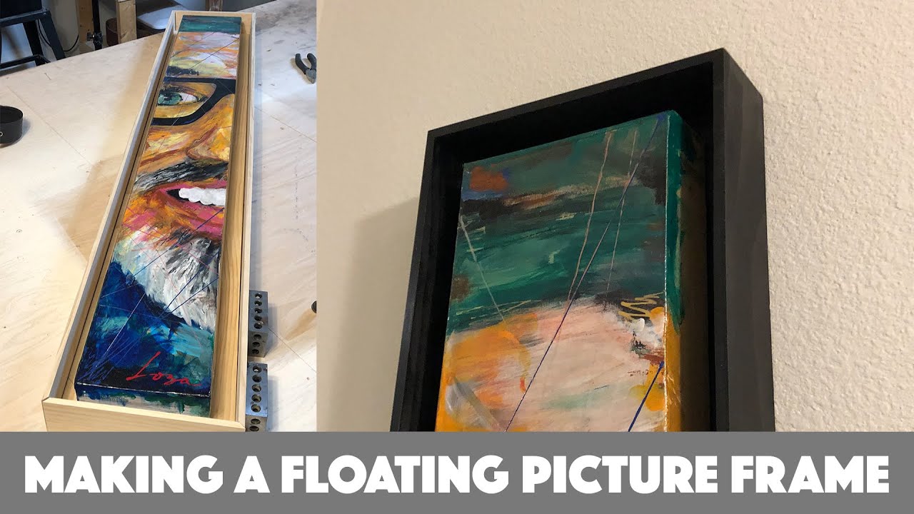 Making a Floating Frame for a Painting
