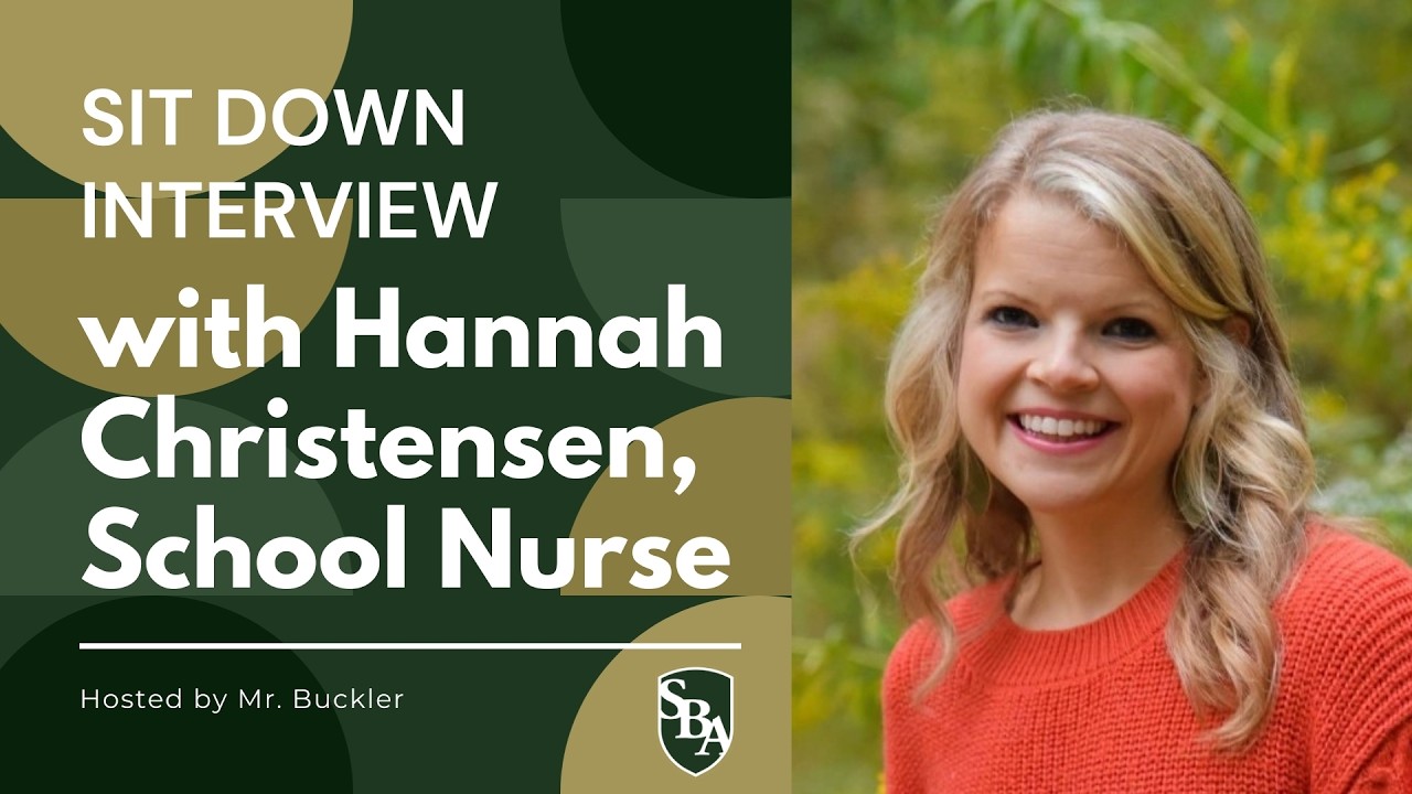 Mr. Buckler Interviews Hannah Christensen, School Nurse