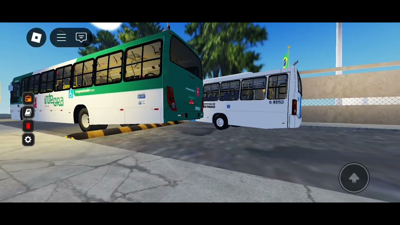 Saída de ônibus na garagem ( VDM -vida de motorista -roblox)