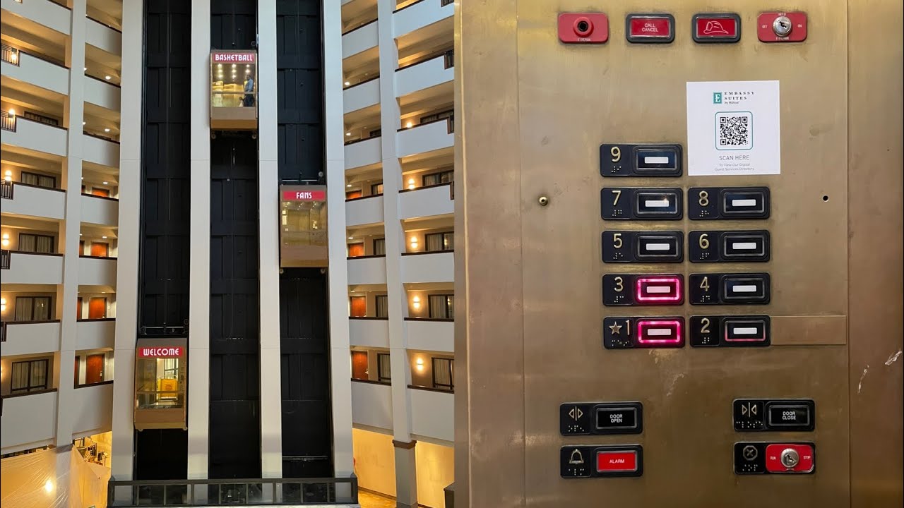 MontgomeryKone Glass Elevators @ Embassy Suites - Lincoln, NE.