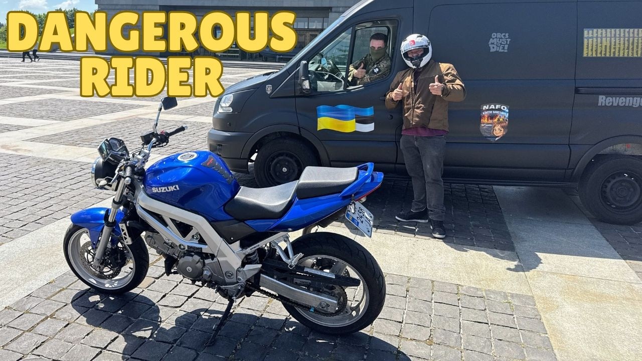 My First Motorcycle Mission: Ukraine's Most Dangerous Driver.