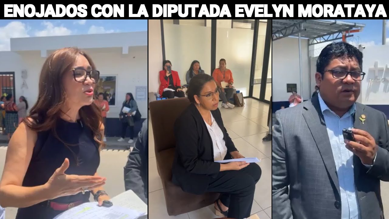 LOS DEL HOSPITAL NACIONAL DE CHIMALTENANGO ESTÁN ENOJADOS CON LA DIPUTADA EVELYN MORATAYA, GUATEMALA