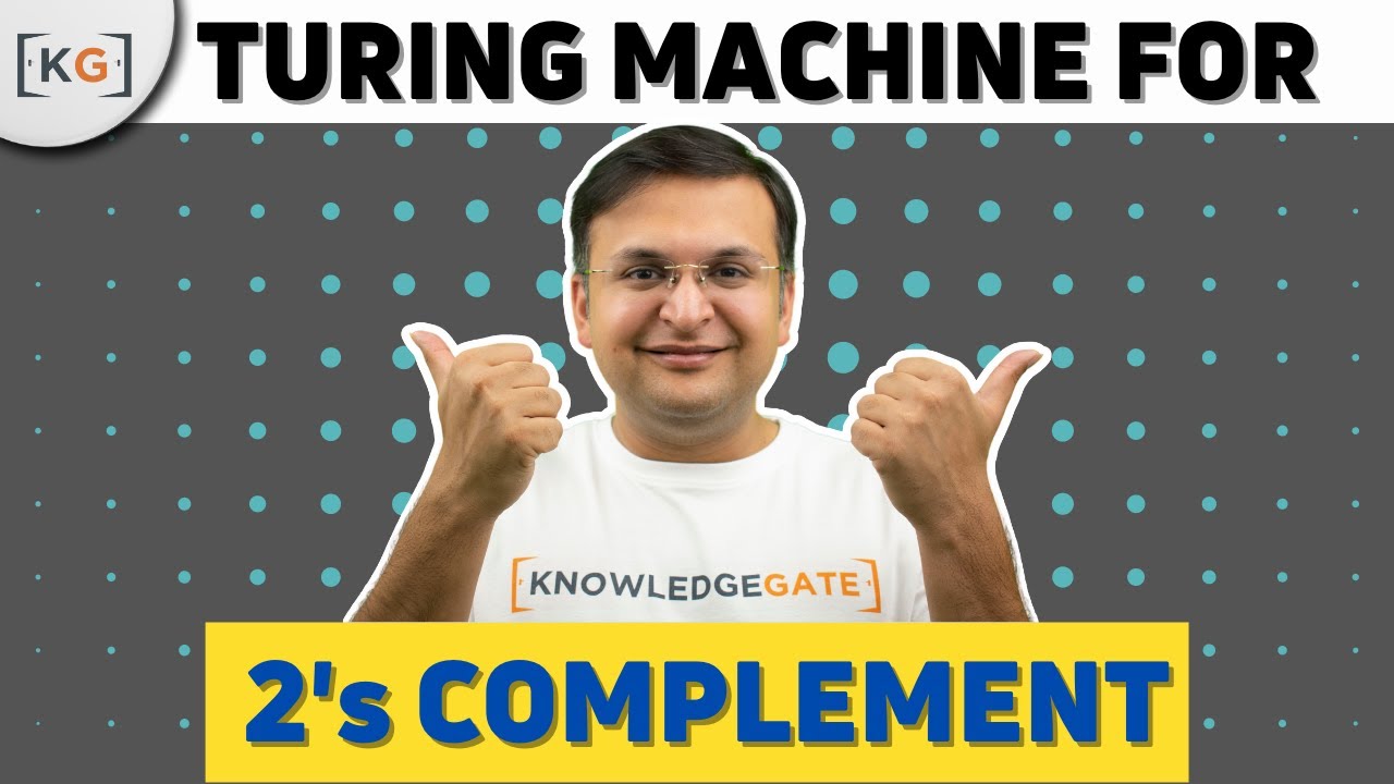 13.7 Turing machine for 2's complement in hindi | Turing machine as Transducer | Automata Theory
