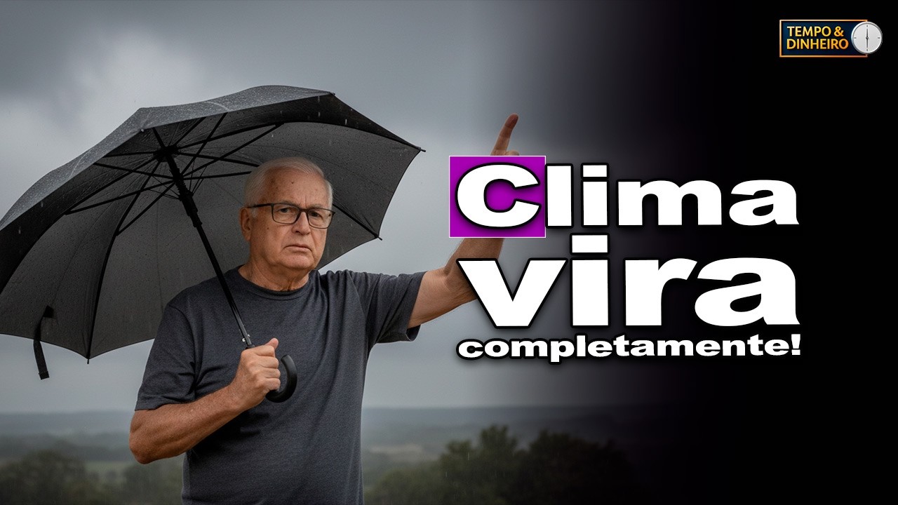 Uma virada no clima está em curso — e o mapa do Brasil pode mudar nos próximos dias