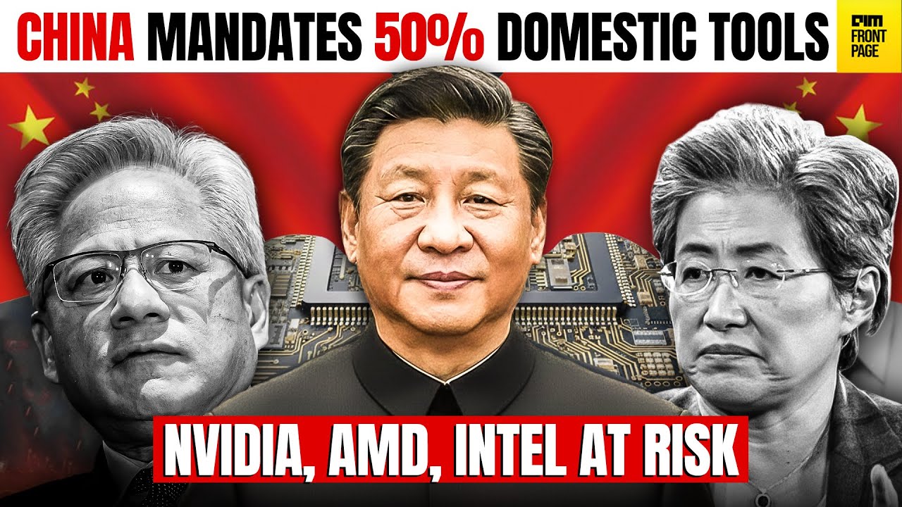 China Enforces Strict 50% Domestic Tool Mandate for All Local Chipmakers