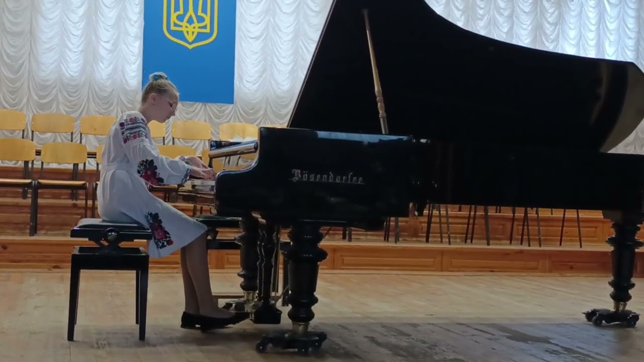 Лудана Марія А.Лешгорн тв.136 Етюд √20, fis-moll