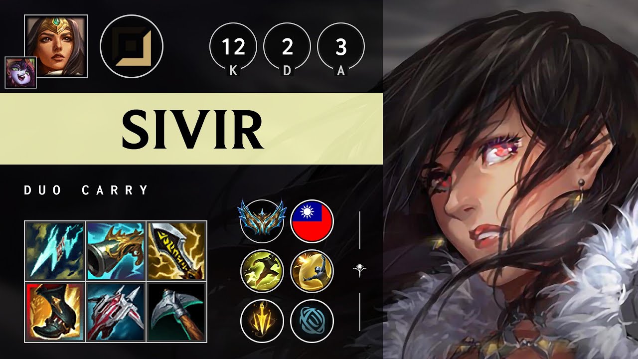 Sivir ADC vs Zeri - TW Challenger Patch 25.12