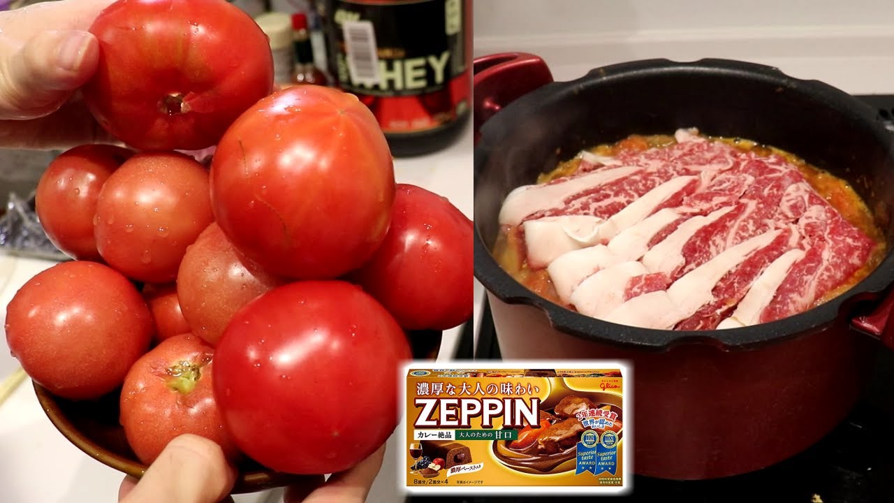 水を１ミリも使わないカレーを作ってみた。